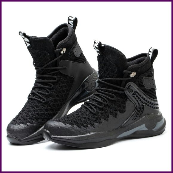Steel Toe Work Sneakers Mid Top Lightweight Breathable Safety Boots